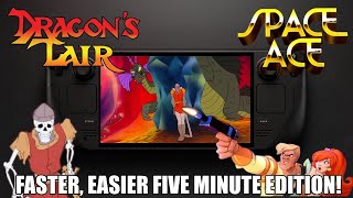 Play Dragon's Lair and Space Ace with DAPHNE (Super Easy Five Minute Edition)