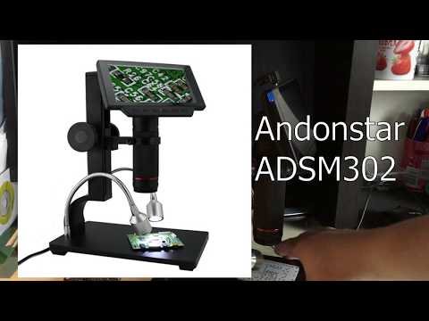 Andonstar ADSM302 560X HDMI PCB soldering Digital Microscope