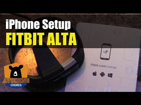 Fitbit Alta - How To Setup With iPhone or Smartphone