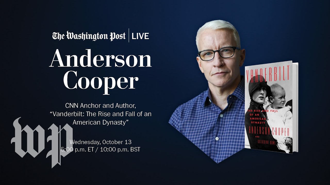 Cnn Anchor And Author Anderson Cooper Discusses His New Book On The