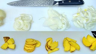 Tehnică de bază pentru tăierea cepei cuburi - Video 1