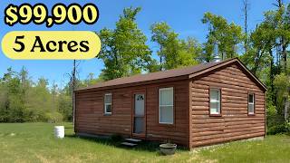 They're Selling This Michigan Cabin for Under $100K — And It Comes With 5 Acres
