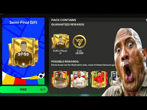 FREE 97-99 Semi Final Gift + Funny Ronaldo Pack Opening