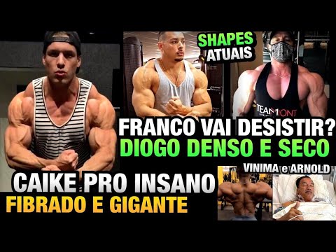 CAIKE IMBATIVEL? FRANCO E DIOGO MOSTRAM SHAPES ATUAIS - VINI QUER SURPREENDER - ARNOLD FAZ OPERAÇÃO