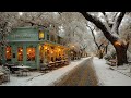 Winter Morning Jazz ️Snowy Coffee Shop In A Peaceful Small Town Gentle Jazz Vibes For A Calm Start