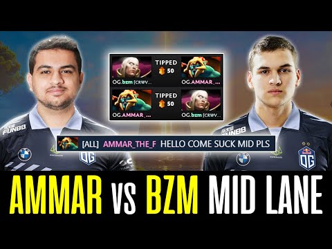 ATF vs BZM Mid Lane - BEST PICK vs BEST PICK - OPEN ALL CHAT DOTA 2