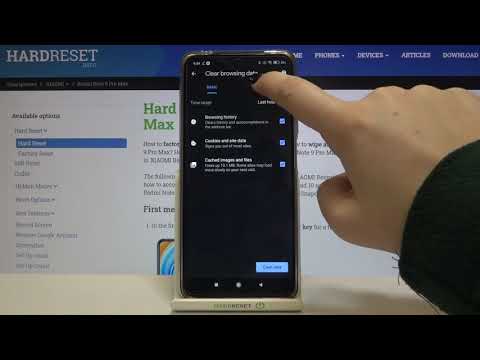 How to Clear Browsing Data in XIAOMI Redmi Note 9 Pro Max – Reset Browser History