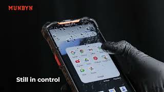 Wet Hands, No Problem | MUNBYN AS01 Barcode Scanner 