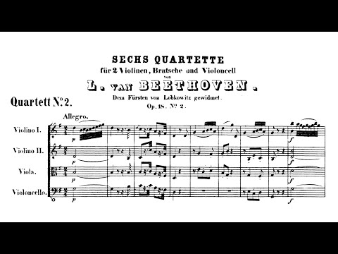 Video thumbnail for String Quartet No. 2 in G major (Op. 18, No. 2)
