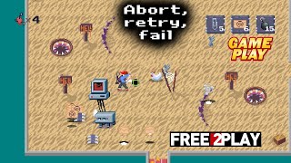 Abort, Retry, Fail ★ Gameplay & Walkthrough ★ PC Steam [ Free to Play ] Roguelike game 2022