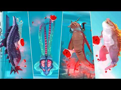ALL TITAN SHARK WITH ROSE BOUQUET GAMEPLAY - Hungry Shark Evolution