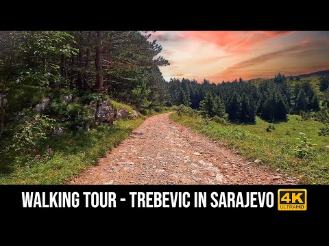 Walking through Trebevic Peak - Sarajevo in Bosnia and Herzegovina - 4k Virtual Tour