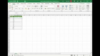 How to take the natural log of a column in Excel