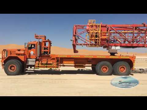 Kenworth 963 rig move in UAE