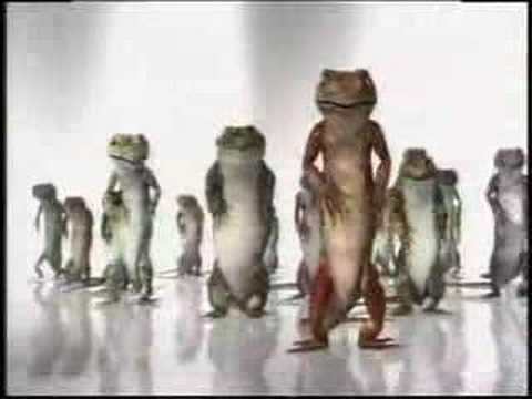 Sobe Thriller Lizard Dance Super Bowl XLII Commercial