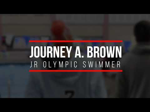 Journey Alana Brown - College Women's Swimming Recruiting Video (2020-2021)