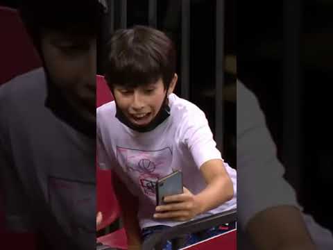 11 Year-Old Kid Goes CRAZY After Lebron James Selfie 😂 | #shorts