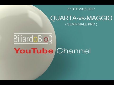 Quarta -vs Maggio: SemiFinal 5° Italian Billiards Pro Tour 5 pins.
