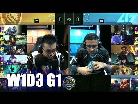 Apex Gaming vs CLG | Game 1 S6 NA LCS Summer 2016 Week 1 Day 3 | APX vs CLG G1 W1D3 1080p