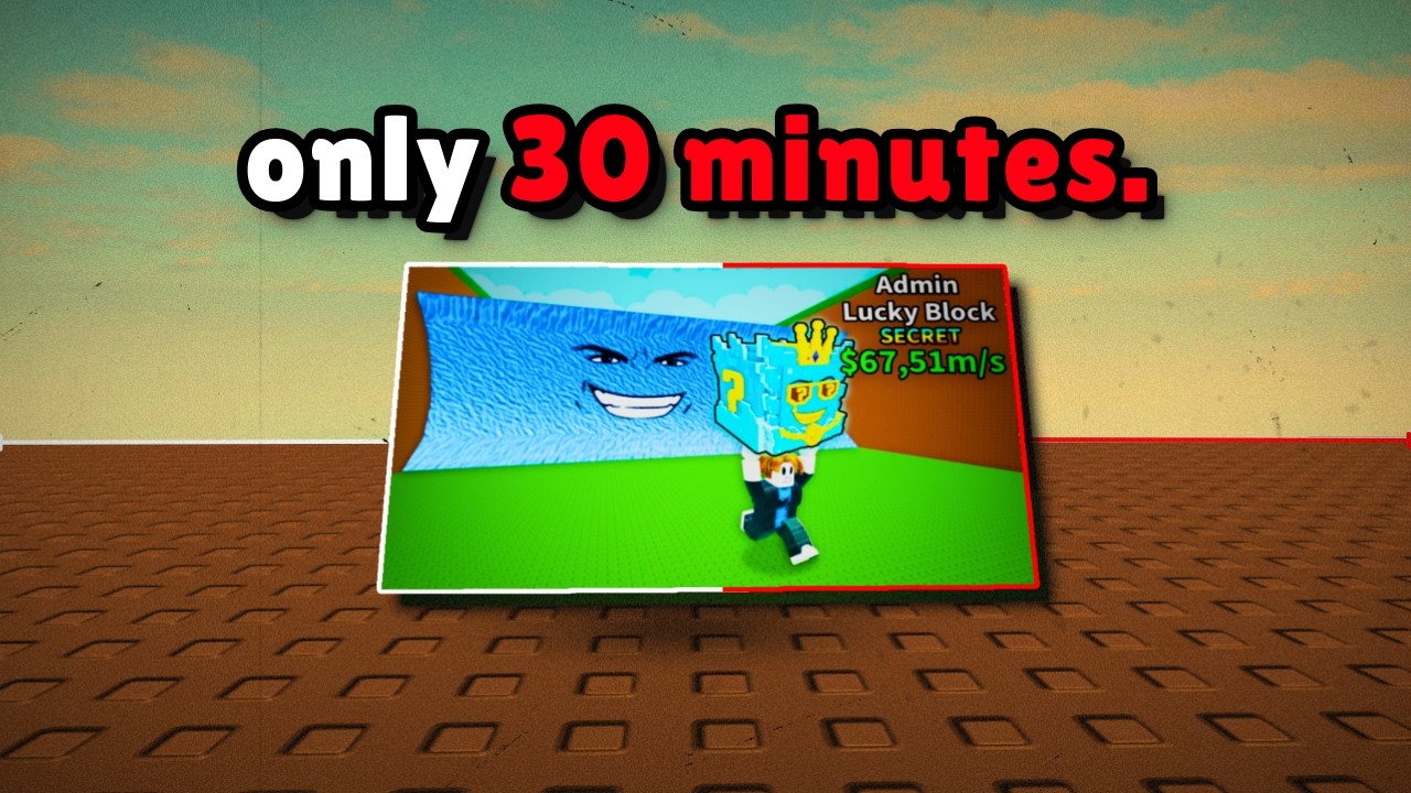 this Roblox slop game was made in 30 minutes…