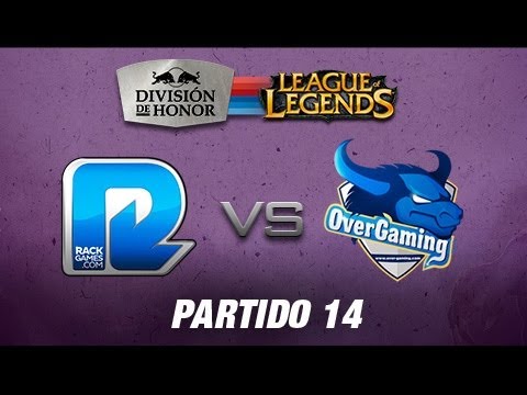 RackGames vs AVerMedia OverGaming - División de Honor de League of Legends - partido 14