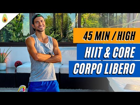 HIIT&CORE - Corpo libero 45 minuti | Cotto al Dente