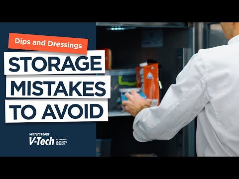 How to Store Dressings Correctly