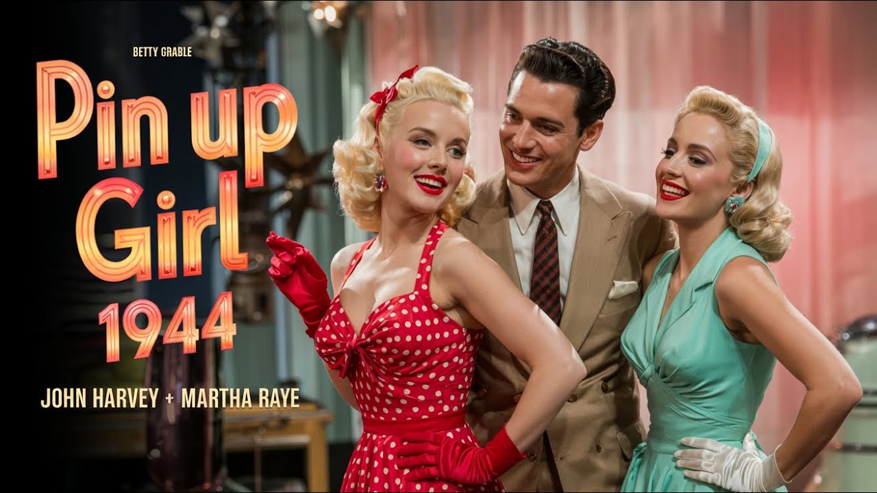 Pin Up Girl 1944 Film in English, Betty Grable, John Harvey, Martha Raye