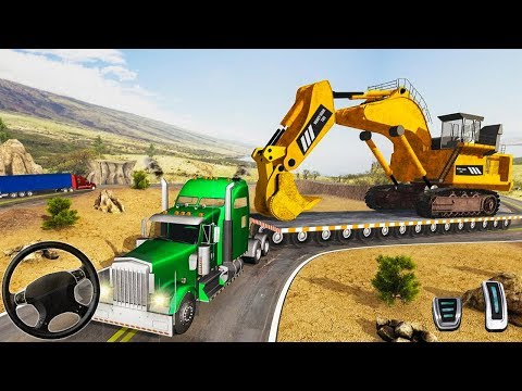Heavy Oversize Cargo Trailer Truck Transport Simulator 2019 - Android Gameplay