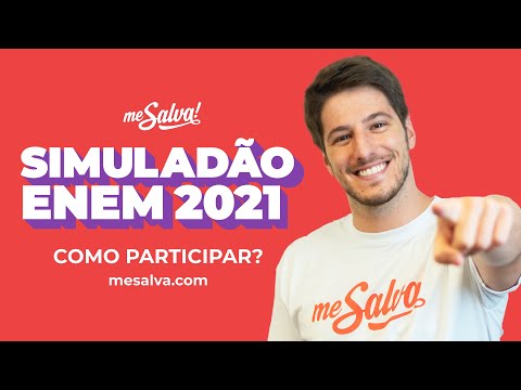 SIMULADÃO ENEM 2021 - Veja como fazer o Simuladão| Me Salva! ENEM 2021 | #simuladaomesalva