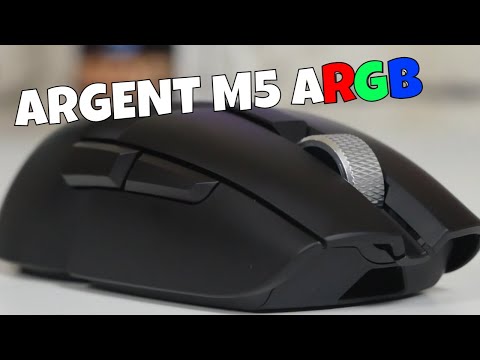 Thermaltake Argent M5 RGB Wireless 2 4ghz & Bluetooth Pixart 3335 16000 DPI Gaming Mouse