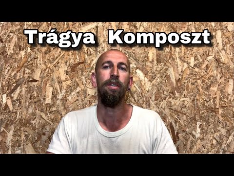 Trágya és compost készítés.