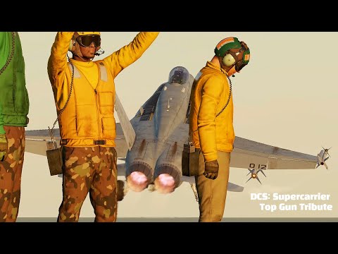 DCS Cinematic | Supercarrier - Top Gun Tribute (4K)