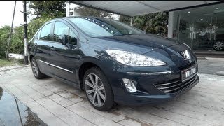 2012 Peugeot 408 Turbo Start-Up and Full Vehicle Tour