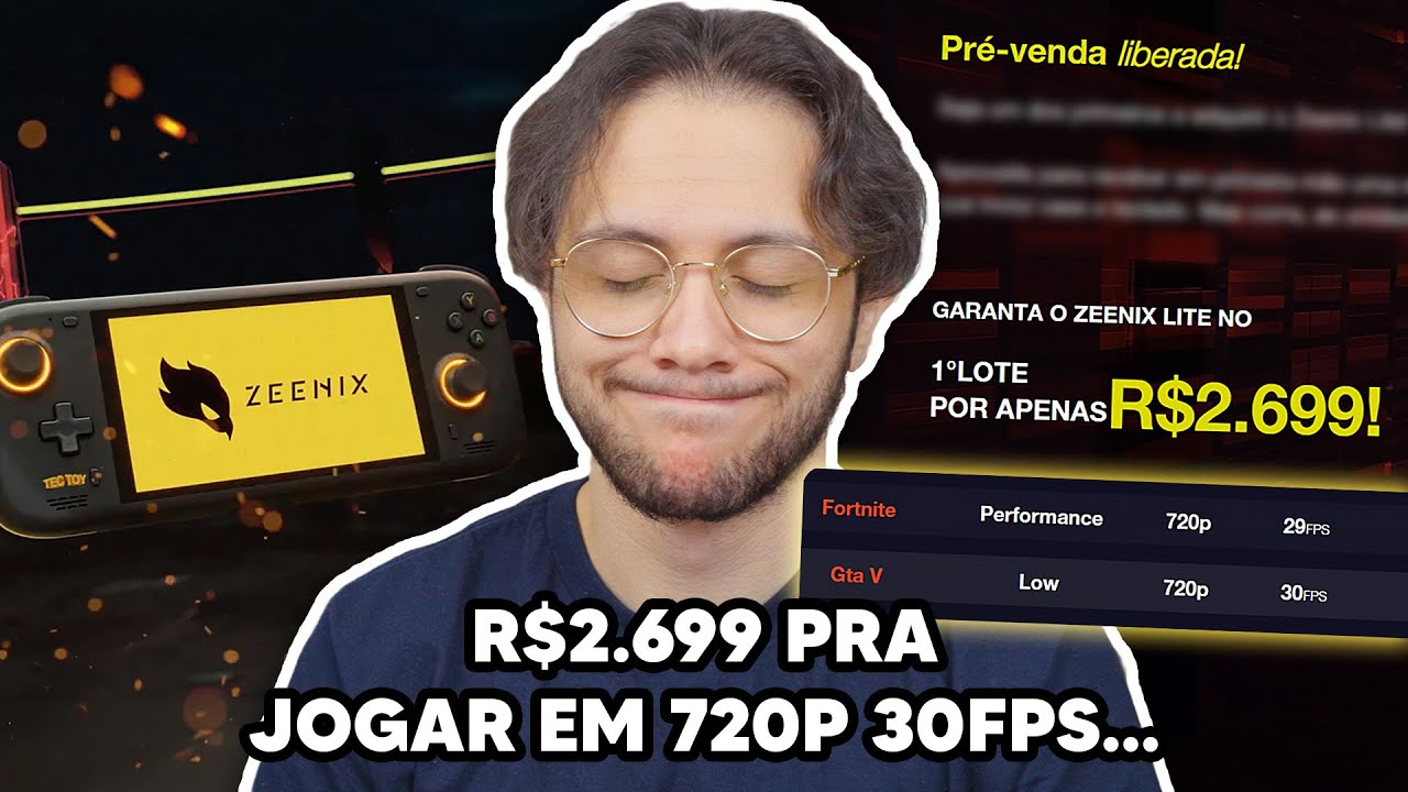 O fracasso antecipado do NOVO VIDEOGAME BRASILEIRO 💀 (Zeenix da Tectoy)