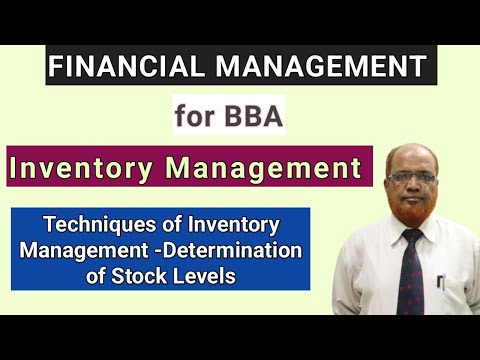 Inventory Management – Problems Solutions Financial Management BBA Part 2 Hasham ali khan