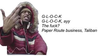 Key Glock - All I know is Trap ( Lyrics)