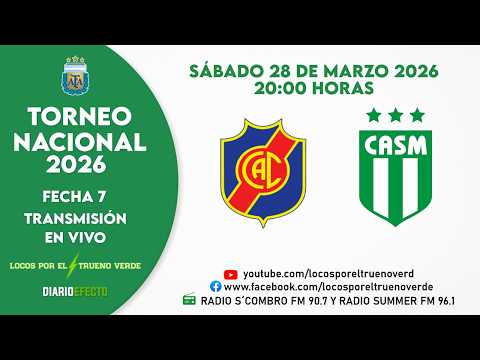 EN VIVO - TORNEO NACIONAL 2026 - Colegiales - SAN MIGUEL (FECHA 7)