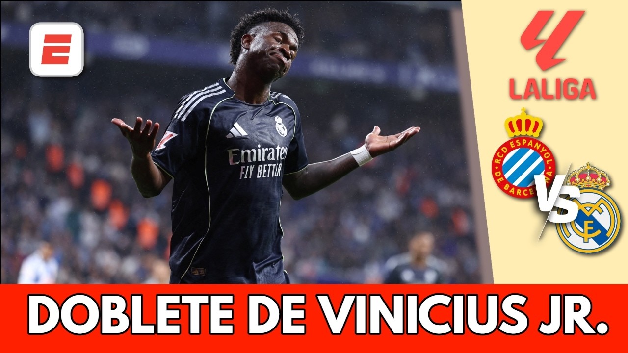 VINICIUS firma doblete con precioso gol a pase de BELLINGHAM para el 2-0 del REAL MADRID | La Liga