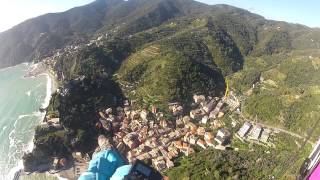preview picture of video 'Monterosso al Mare SP paragliding 1 volo 06 NOV 2013'