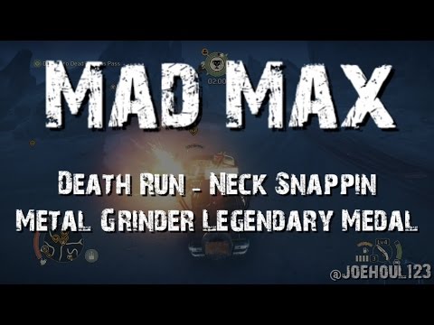 Mad Max - Death Run: Neck Snappin' - Metal Grinder Legendary Medal