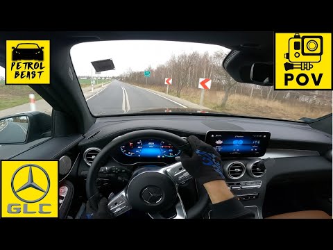 2021 MERCEDES GLC 300de (306HP) Plug-In Hybrid 4MATIC || POV - YOU DRIVE highway, city, country road