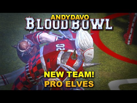 AndyDavo Blood Bowl NEW TEAM: Elven Union (Pro Elves) Vs Ogres