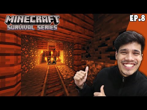I Found A Mineshaft | Minecraft Survival Series Episode 8