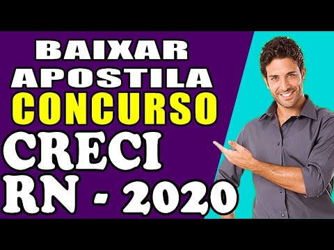 BAIXAR APOSTILA CONCURSO CRECI RN 2020