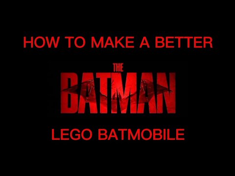 I made this video using ONLY my tablet | 2022 LEGO Batmobile MOD | SPEED BUILD