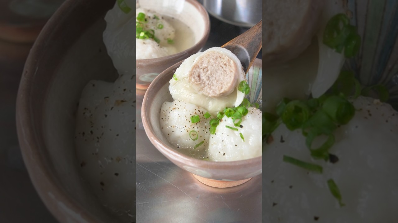 包まない！？餅米粉で作るグルテンフリー水団子🥟