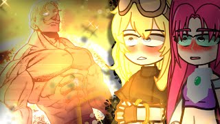 🇺🇸/🇧🇷 Teen Titans Go React to Robin As Escanor – Gacha React