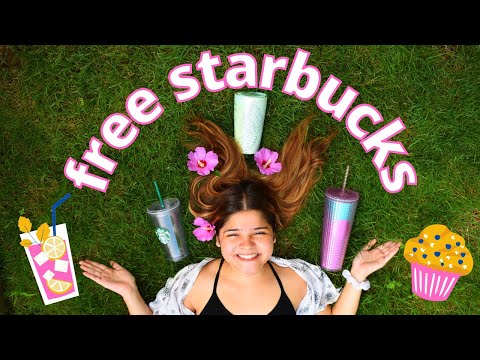 How To Get Free Starbucks! Drinks, Food, Merchandise &...