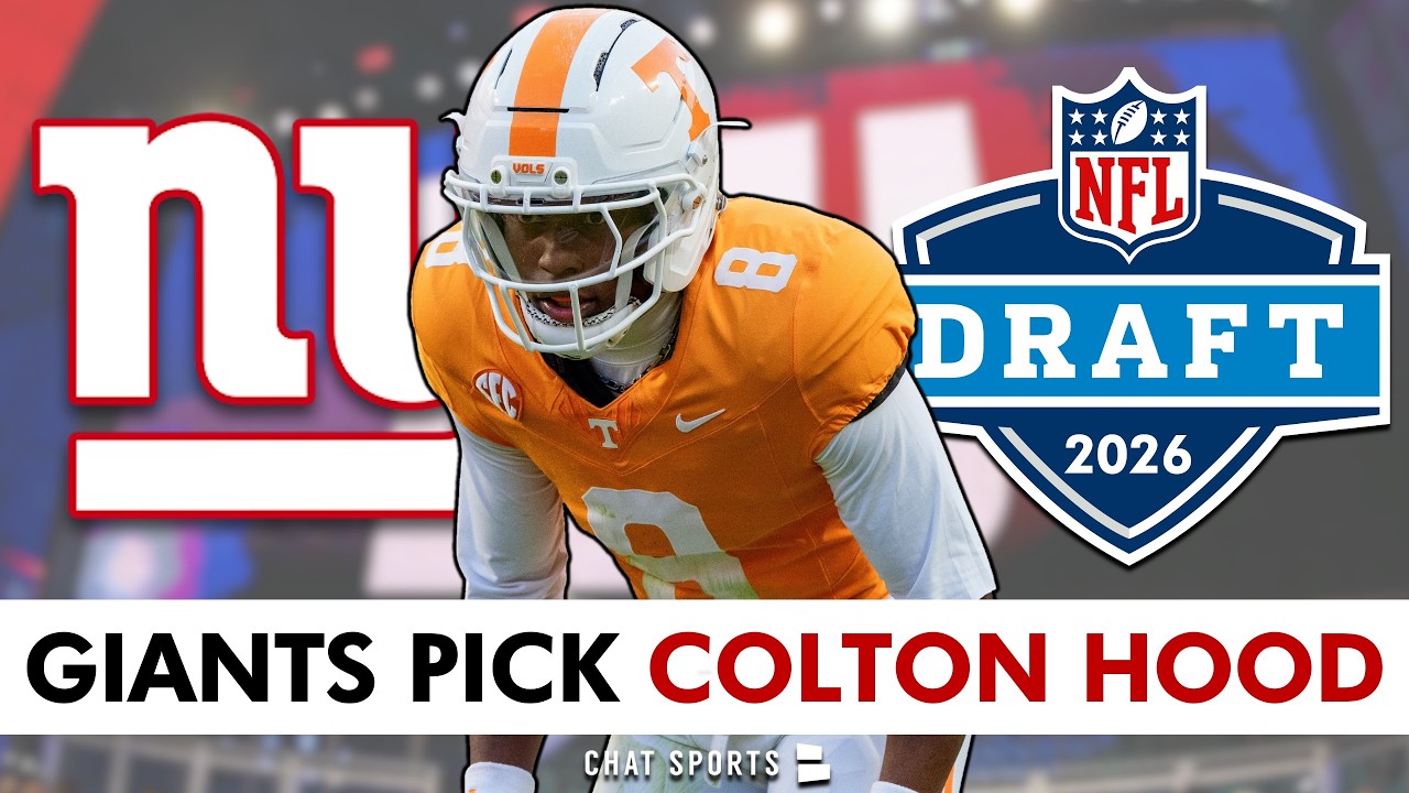 🚨 Giants Get A STEAL In Round 2 By Picking Colton Hood | NY Giants Draft News